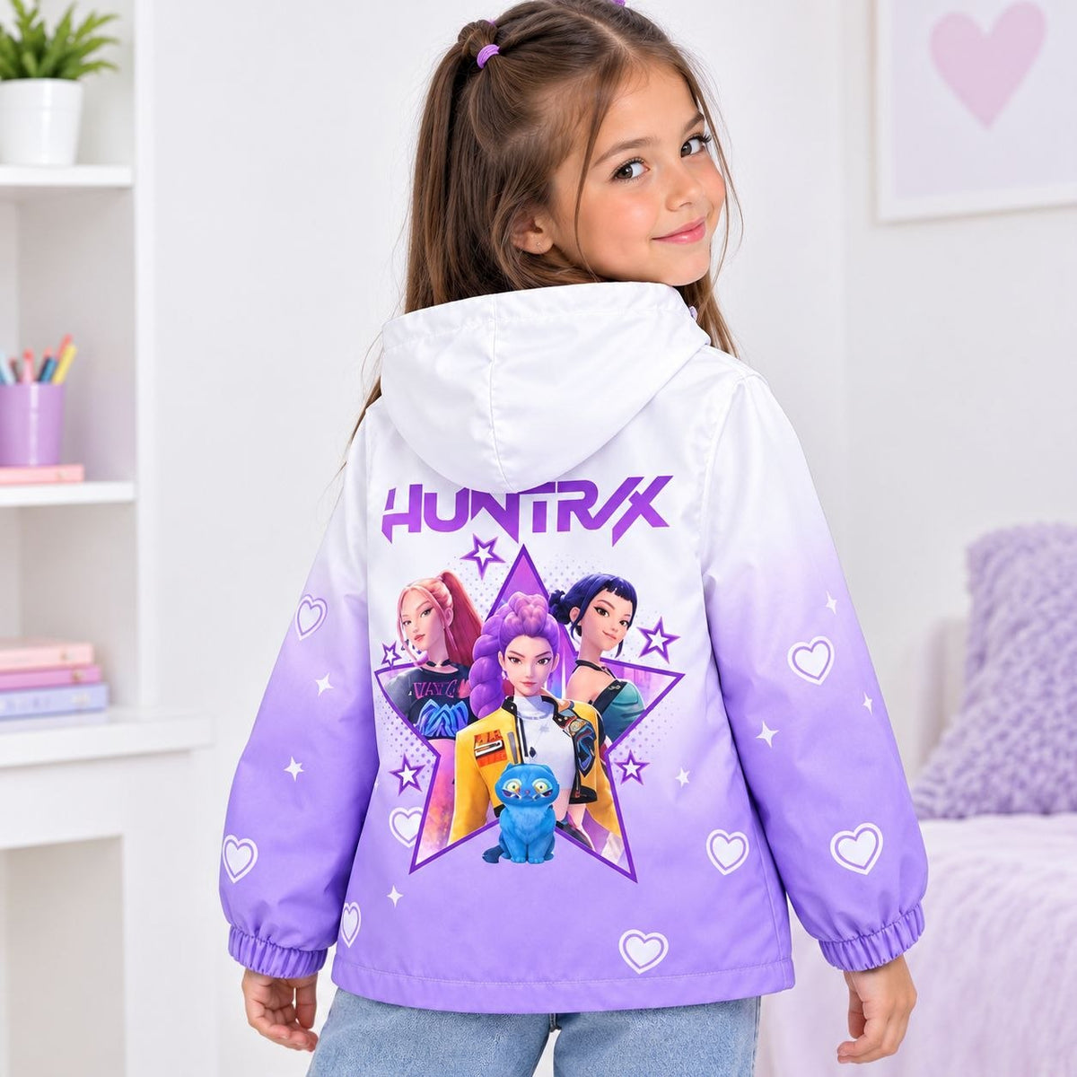 Αντιανεμικό Huntrix Μπουφάν με Κουκούλα