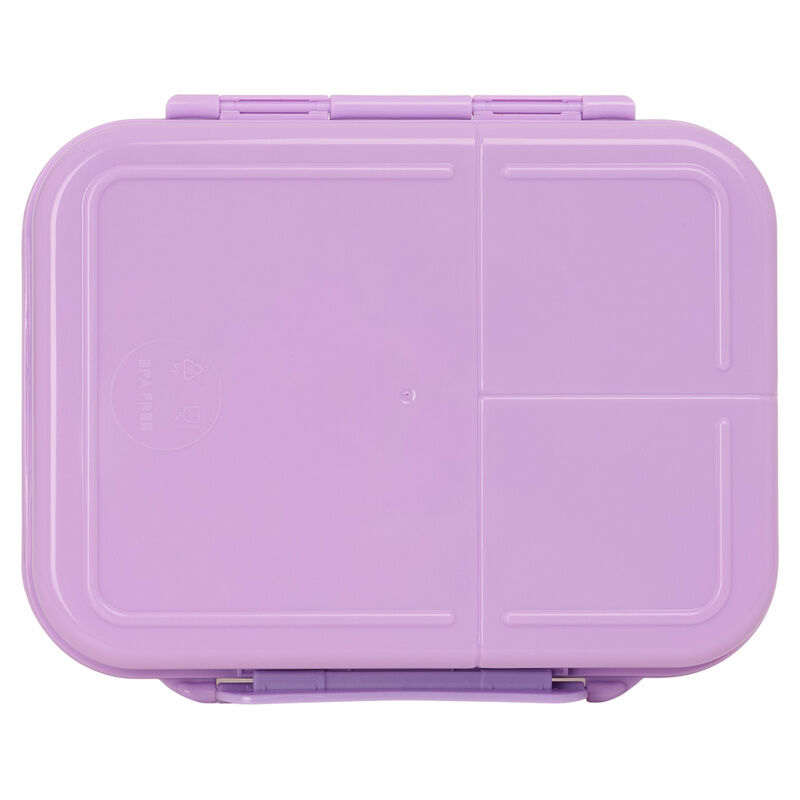 KPop Demon Hunters lunchbox κάτω όψη λιλά πλαστικό