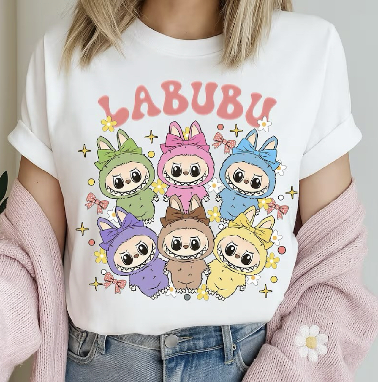 Labubu Tshirt White