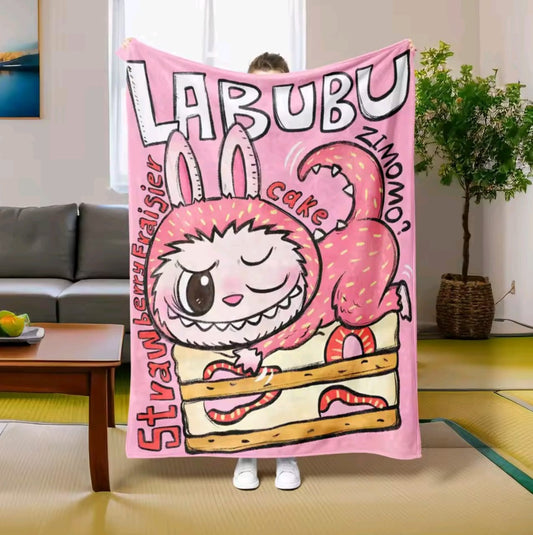 Labubu κουβέρτα φλις