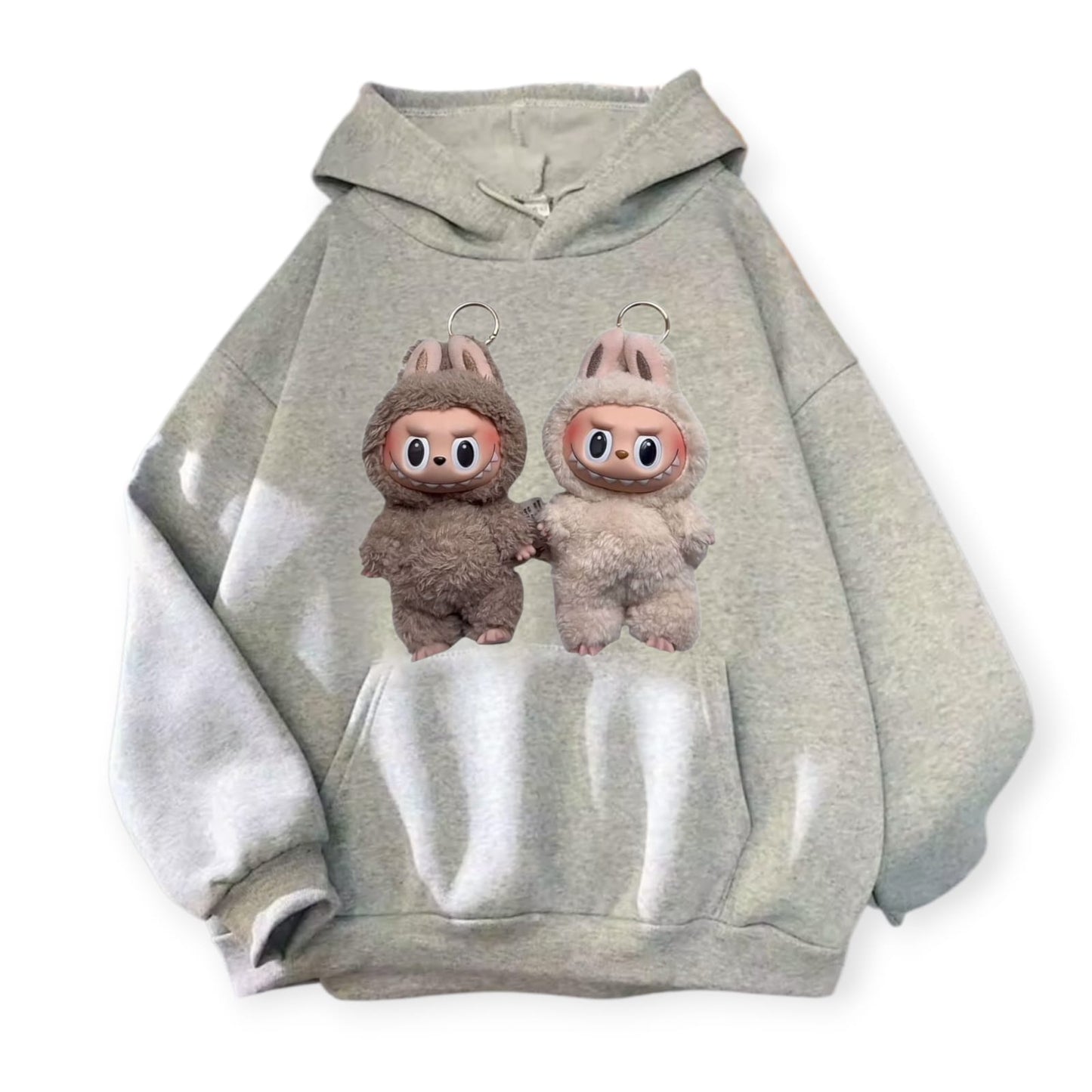 Labubu hoodie together