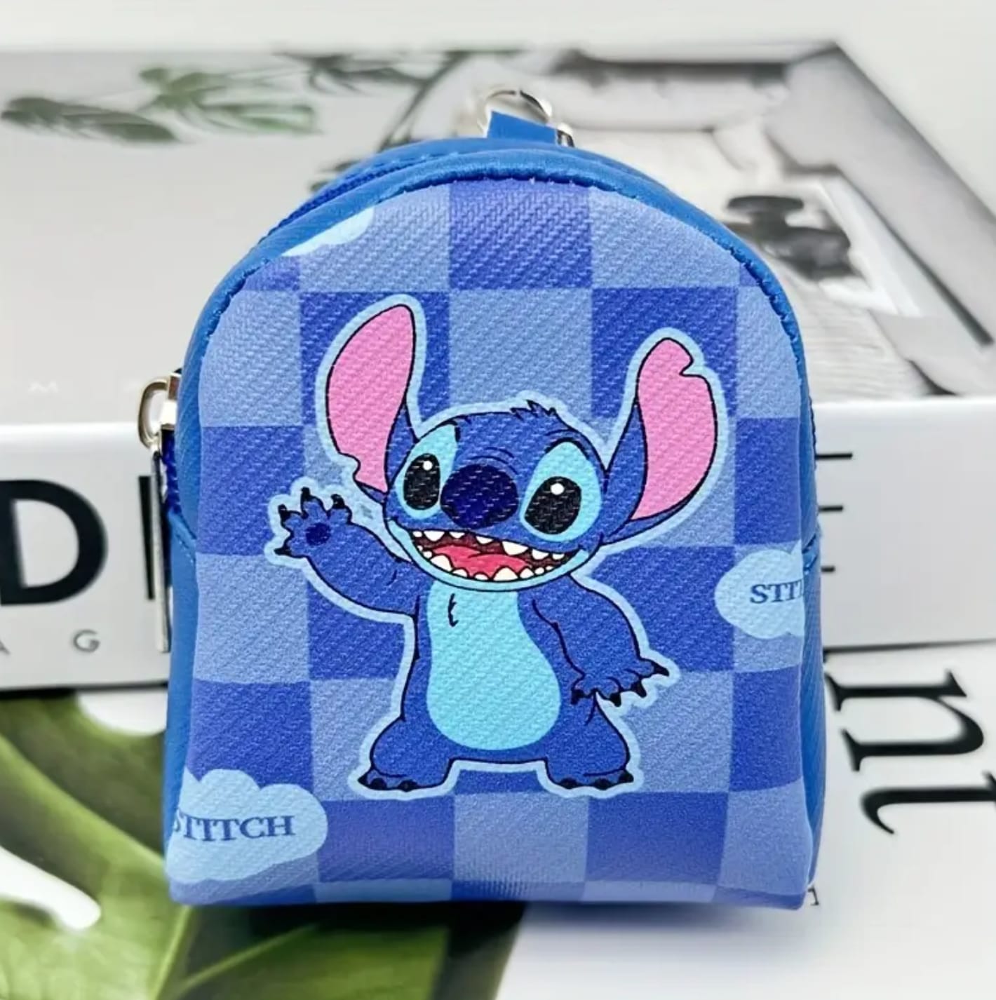 Stitch mini τσαντάκι-πορτοφολάκι keyring