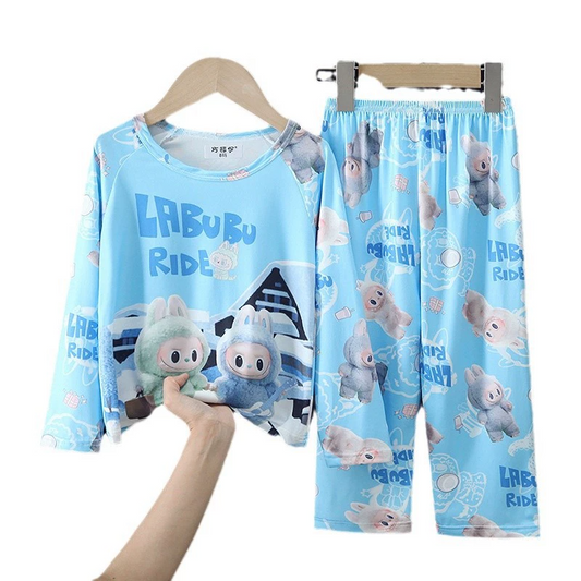 Labubu set πιτζάμα light blue
