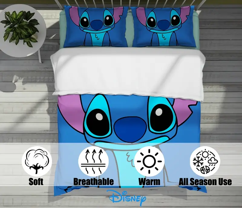 Stitch Σετ  παπλωματο θήκη