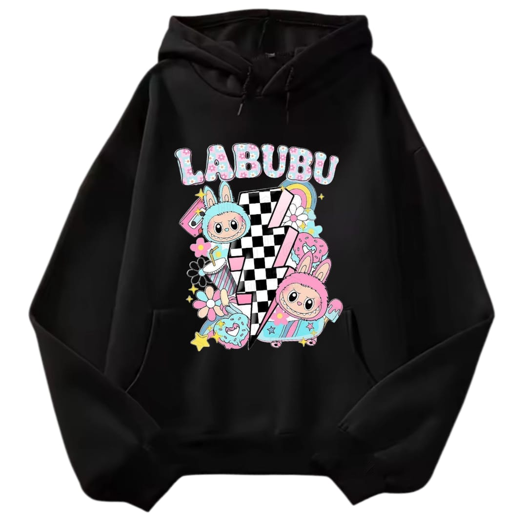Labubu hoodie flag