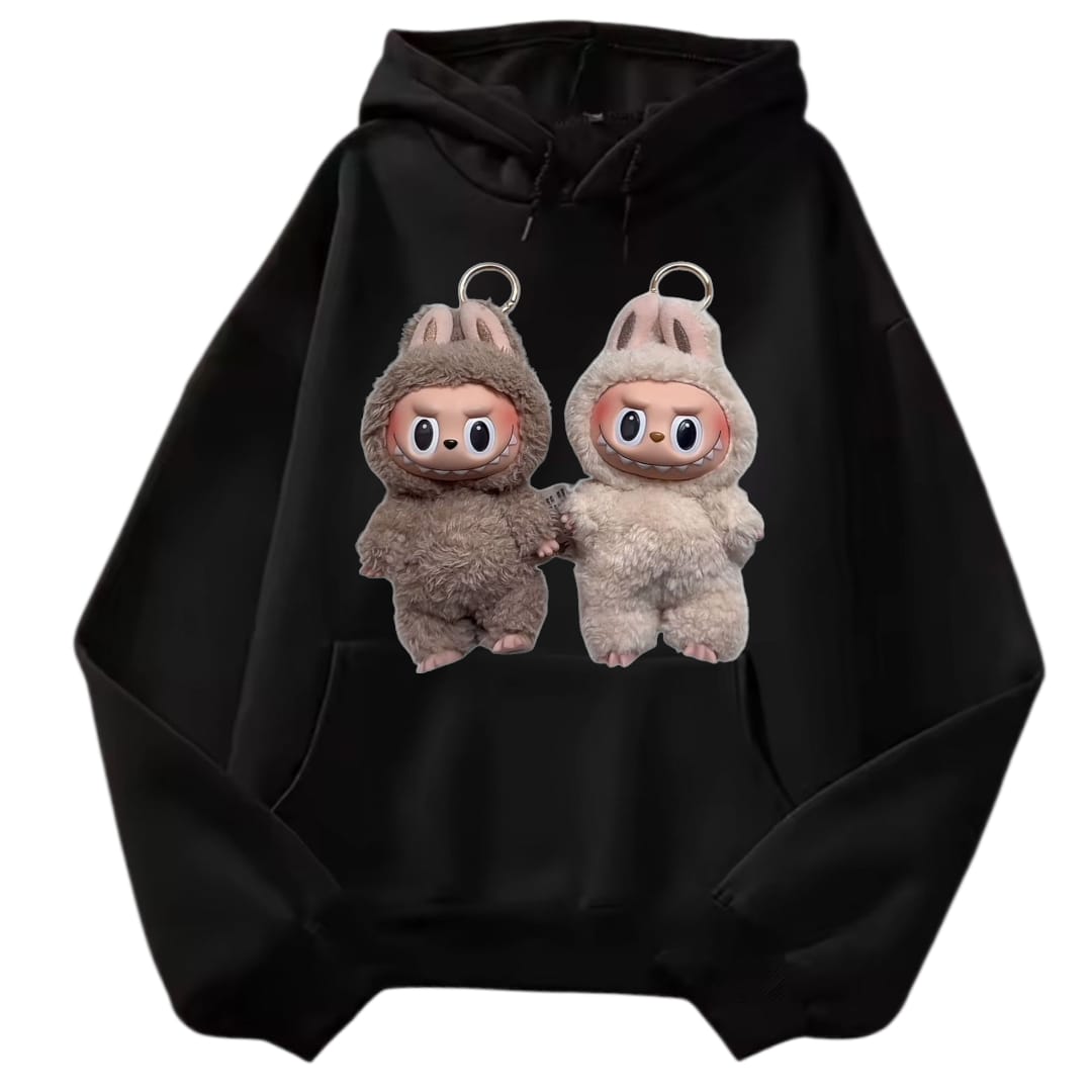 Labubu hoodie together