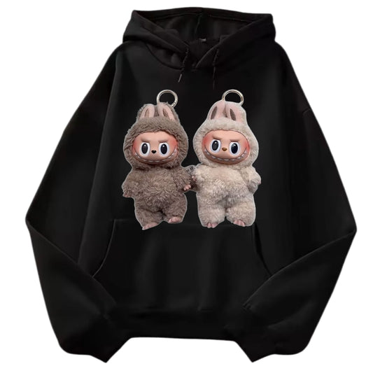 Labubu hoodie together