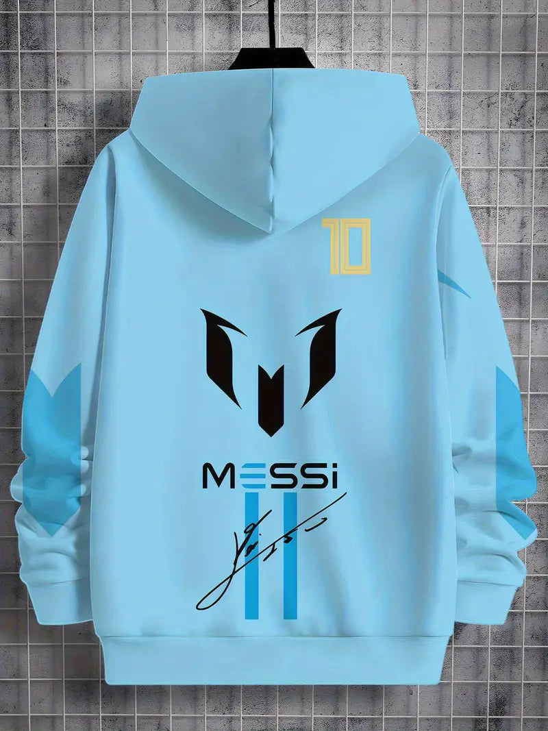 Messi hoodie γαλάζιο