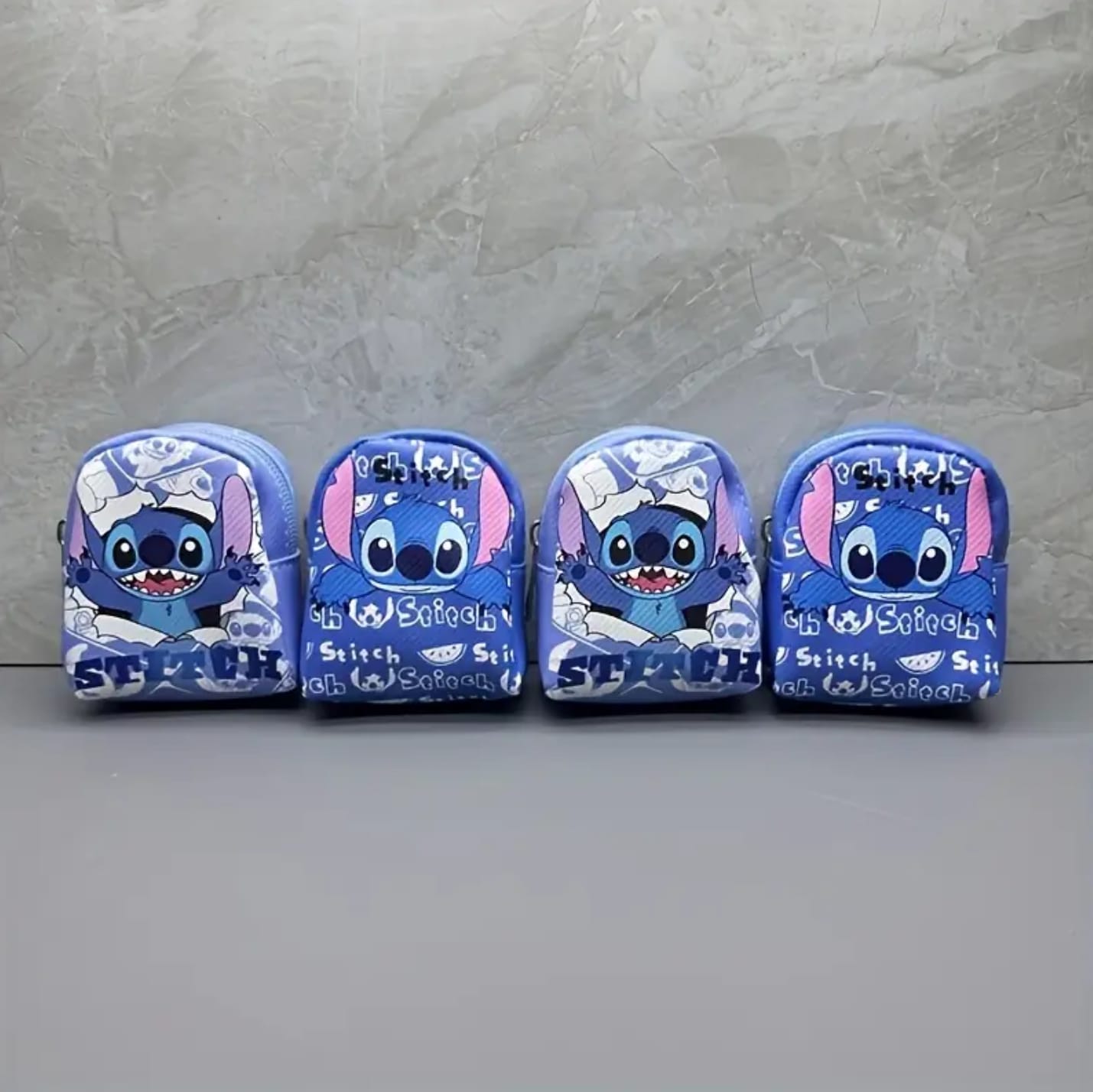 Stitch mini τσαντάκι-πορτοφολάκι keyring