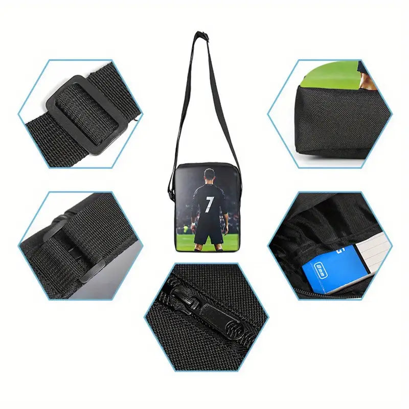 Ronaldo σχολική τσάντα grass (3pcs)
