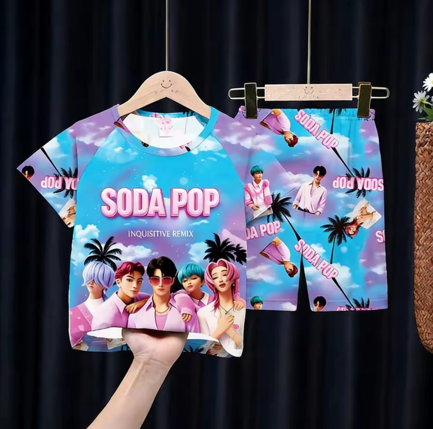 K-POP Πιτζάμες διάφορα σχέδια Σετ