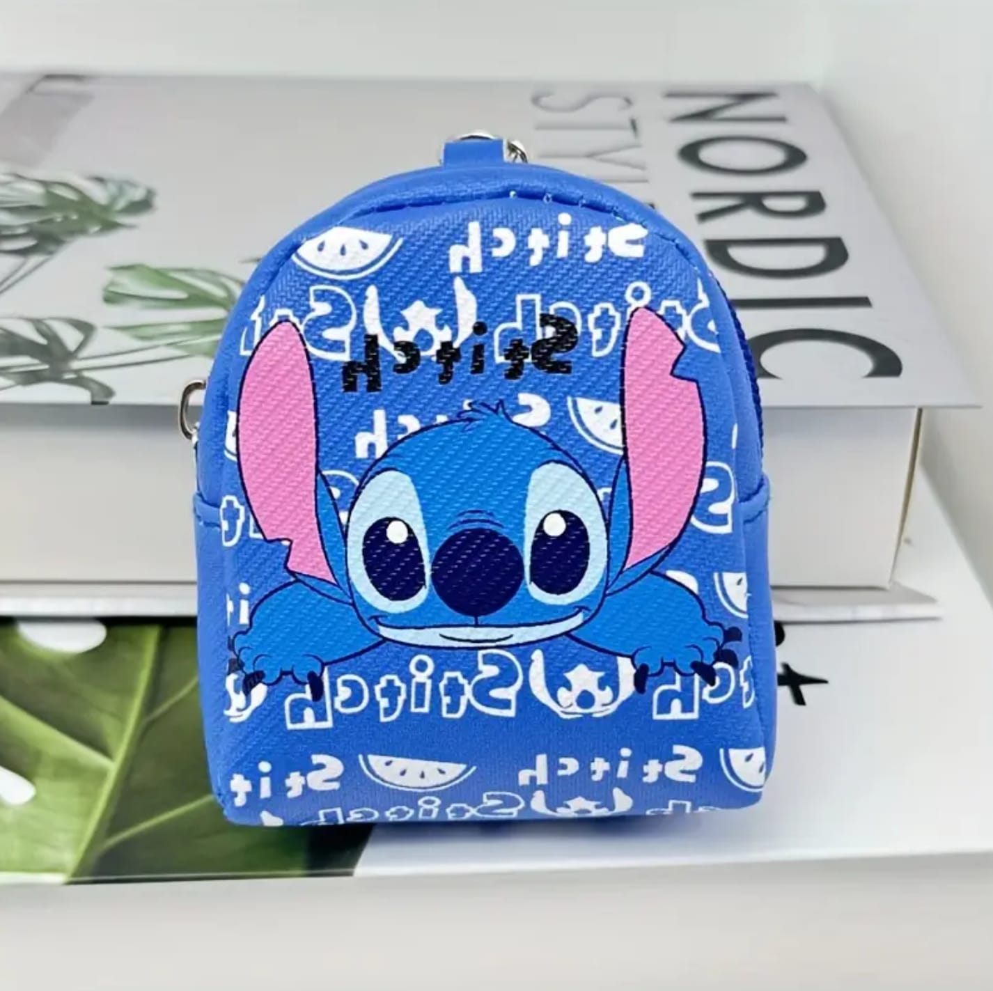 Stitch mini τσαντάκι-πορτοφολάκι keyring