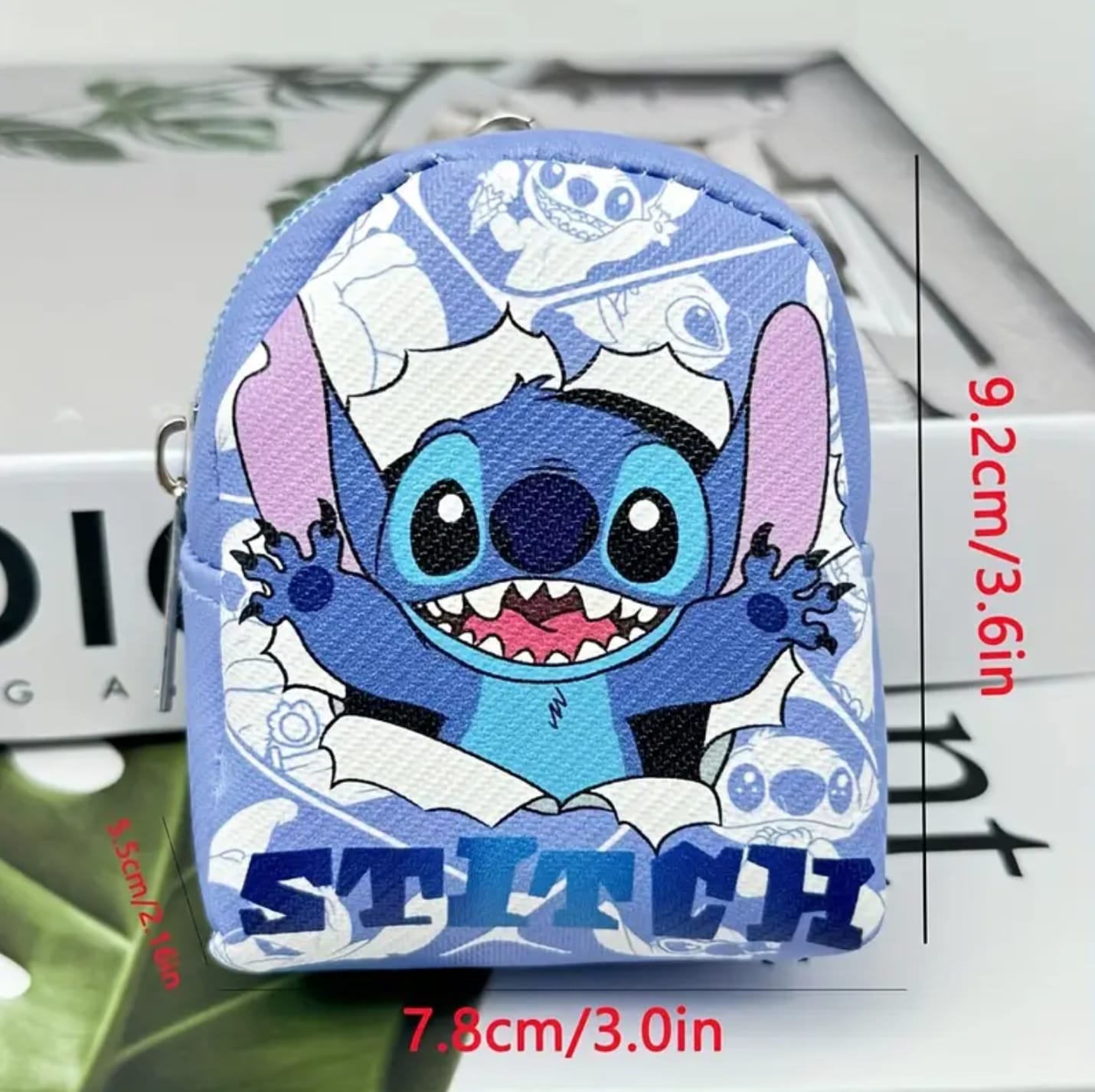 Stitch mini τσαντάκι-πορτοφολάκι keyring