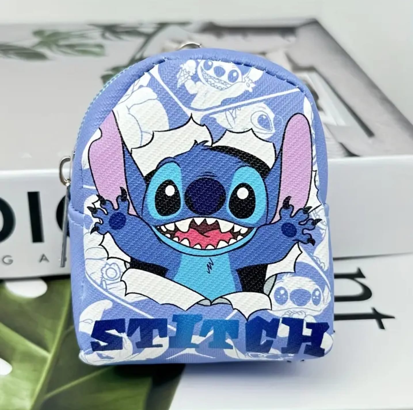 Stitch mini τσαντάκι-πορτοφολάκι keyring