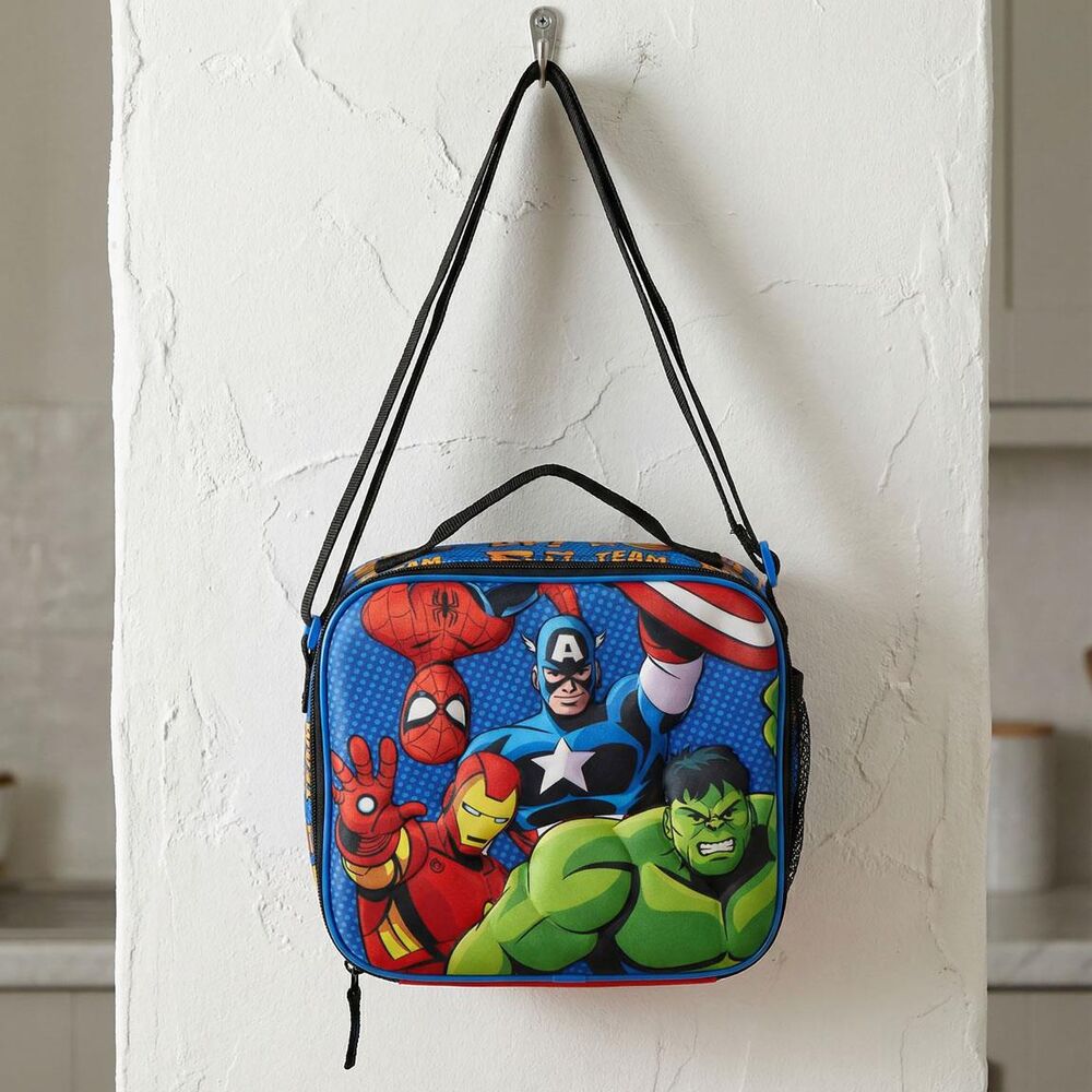 Τσάντα φαγητού Avengers 3D με ρυθμιζόμενο λουρί ώμου