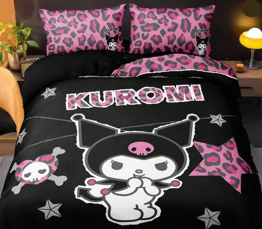 Kuromi Σετ παπλωματο θήκη