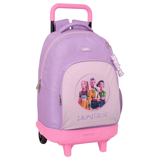 KPop Demon Hunters compact τρόλεϊ 45cm μπροστινή όψη λιλά