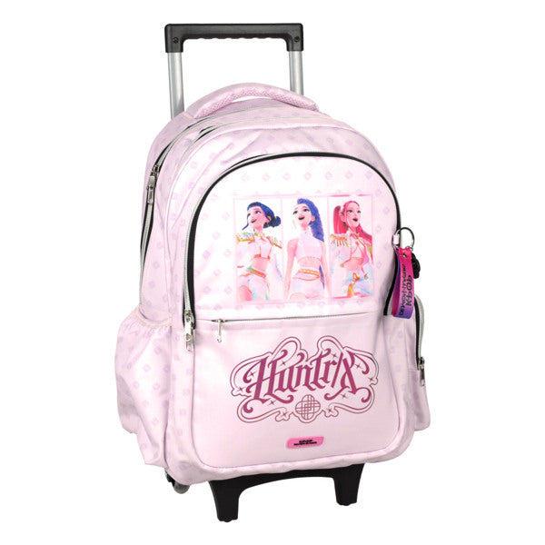 K-Pop Demon Huntrix Σχολικό τρόλει 45cm Ροζ